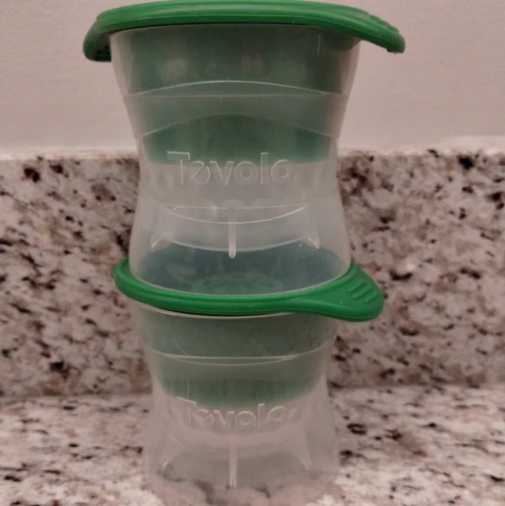 Ice Mold Silicone Golf Ball Cocktail Barware Set of 2 Tovolo Leak-Free